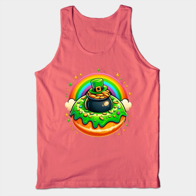 Pot 'O Gold Donut Tank Top by Donut Duster Designs